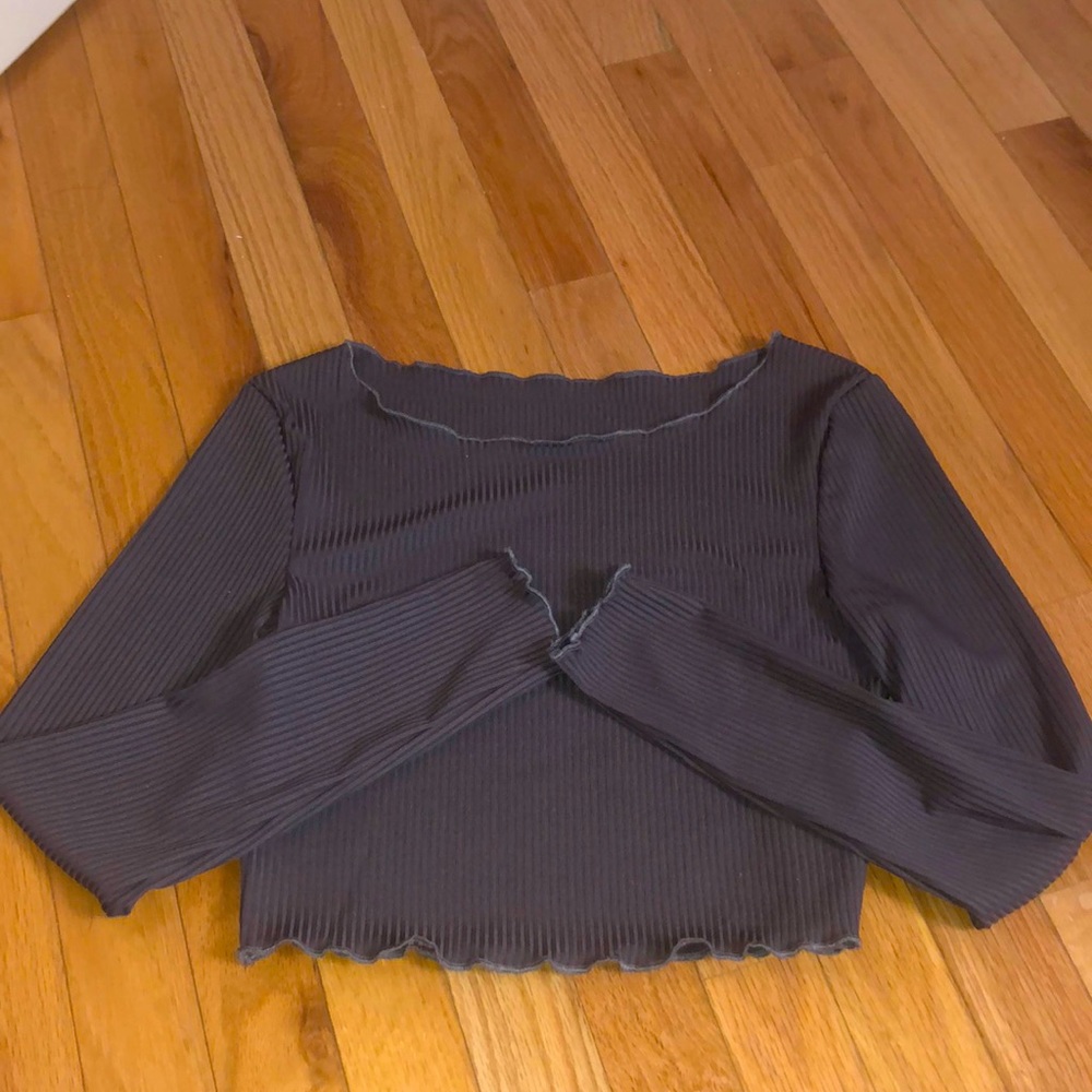 Shein cropped long sleeve
